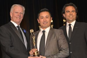 Louie Luk winning real estate double centurion award